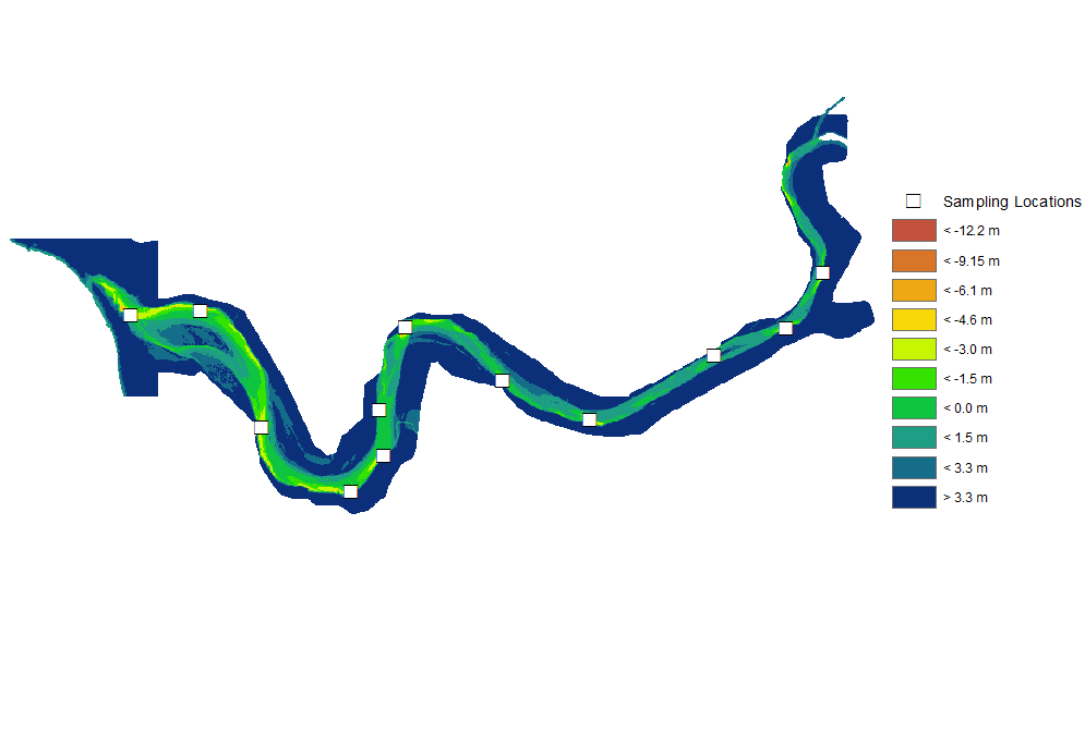 CTD profile sampling locations